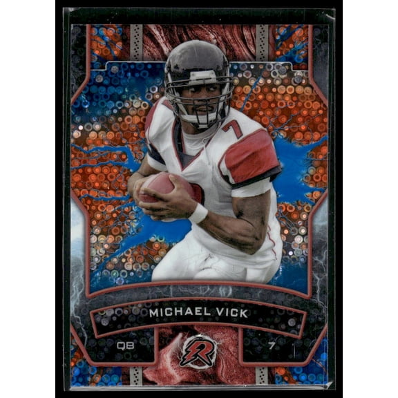 2025 Topps Resurgence Michael Vick #3 Orange & Blue Circles