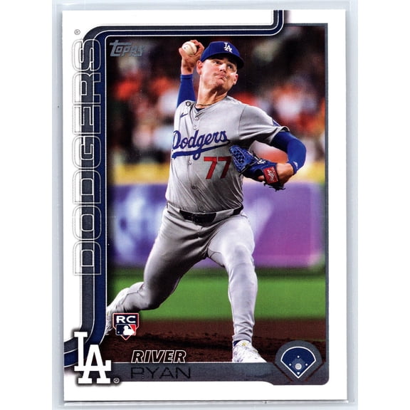 2025 Topps River Ryan RC #273 Los Angeles Dodgers Baseball Card