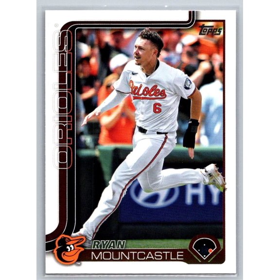 2025 Topps Ryan Mountcastle #107 Baltimore Orioles Near Mint Baseball Card