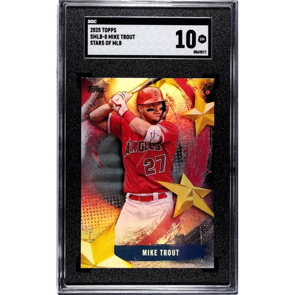 2025 Topps #SMLB-8 Mike Trout Stars of MLB SGC 10