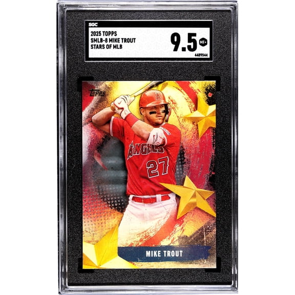 2025 Topps #SMLB-8 Mike Trout Stars of MLB SGC 9.5