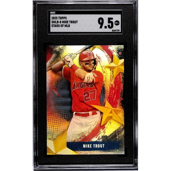 2025 Topps #SMLB-8 Mike Trout Stars of MLB SGC 9.5