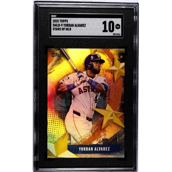 2025 Topps #SMLB-9 Yordan Alvarez Stars of MLB SGC 10