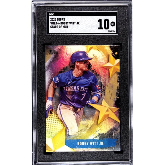 2025 Topps Series 1 Stars of MLB Bobby Witt Jr. #SMLB-6 SGC 10