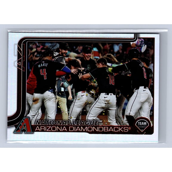 2025 Topps Series 2 Arizona Diamondbacks #466 Rainbow Foil Baseball Card