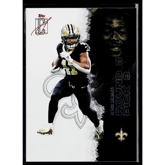 2025 Topps Signature Class Alvin Kamara #90 New Orleans Saints Football Card New Orleans Saints NFL FOOTBALL Trading Card