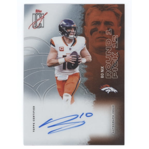 2025 Topps Signature Class Autographs Bo Nix #18