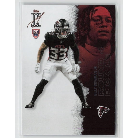 2025 Topps Signature Class Billy Bowman Jr. #200 RC Atlanta Falcons Football Card Atlanta Falcons NFL Football Trading Card