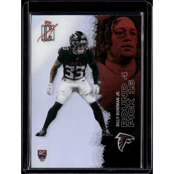 2025 Topps Signature Class Billy Bowman Jr. #200 Refractor RC Atlanta Falcons NFL Football Trading Card