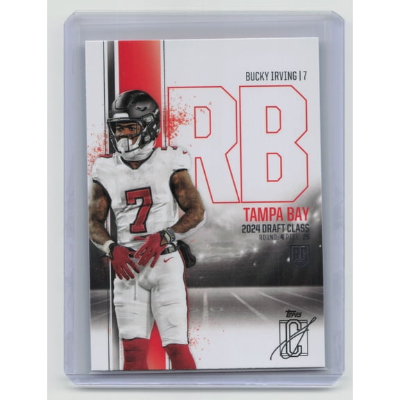 2025 Topps Signature Class Bucky Irving Rookie #184 Tampa Bay Buccaneers Football Card