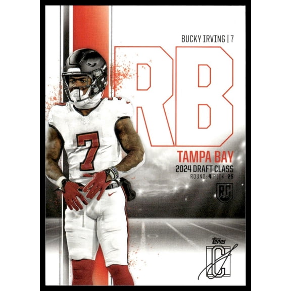 2025 Topps Signature Class Bucky Irving Tampa Bay Buccaneers #184 Football Card