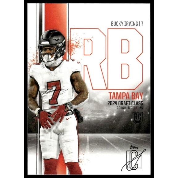 2025 Topps Signature Class Bucky Irving Tampa Bay Buccaneers #184 Football Trading Card
