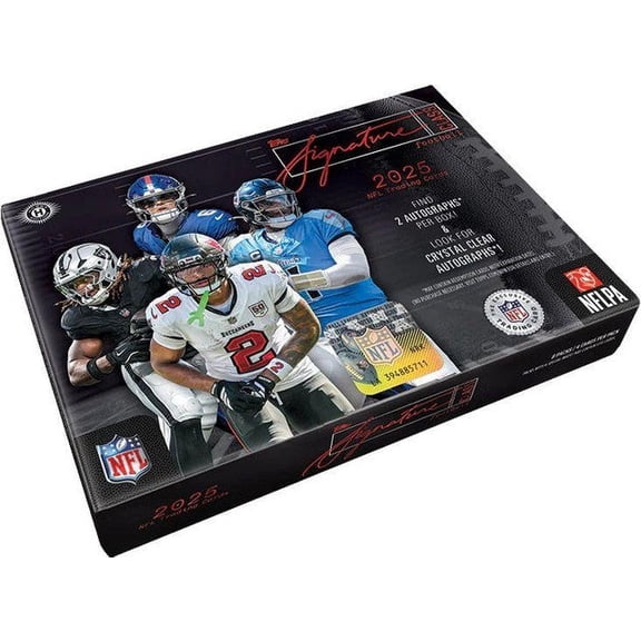 2025 Topps Signature Class Football Hobby Box Cards