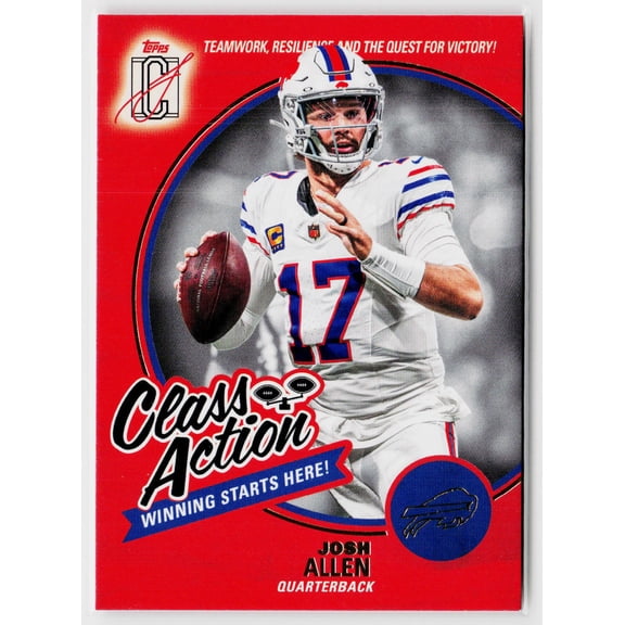 2025 Topps Signature Class Josh Allen #CA-4 Class Action