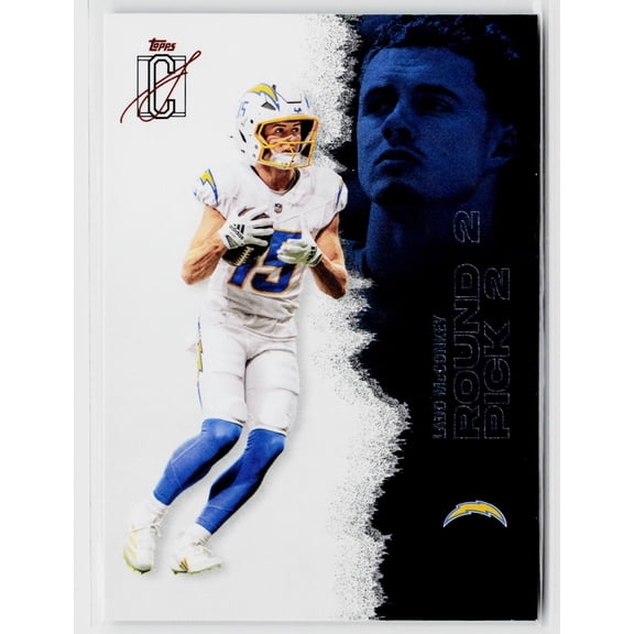 2025 Topps Signature Class Ladd McConkey #81 Los Angeles Chargers NFL Football Card Los Angeles Chargers NFL FOOTBALL Trading Card
