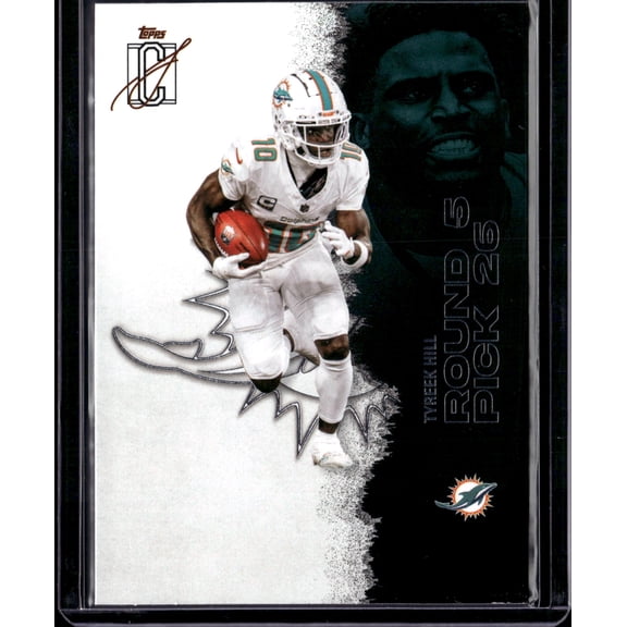 2025 Topps Signature Class Tyreek Hill #86 Miami Dolphins NFL Football Trading Card
