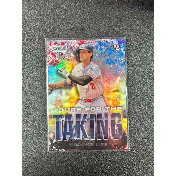 2025 Topps Stadium Club Brooks Lee YK-9 RC Minnesota Twins Baseball Card