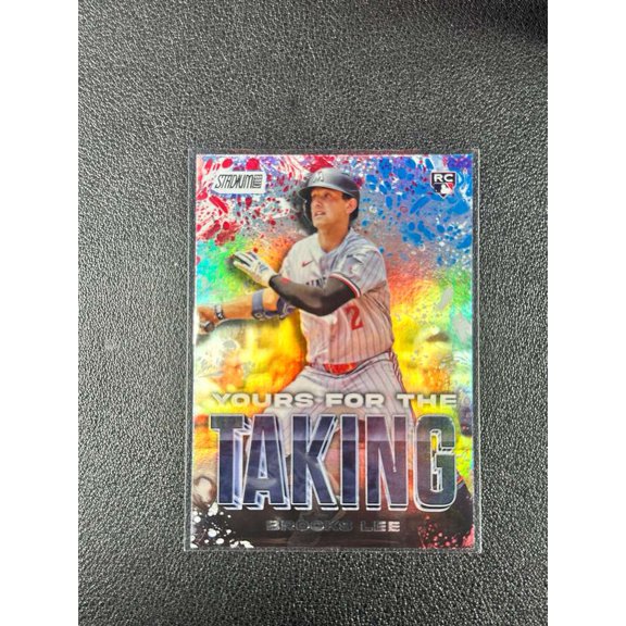 2025 Topps Stadium Club Brooks Lee YK-9 RC Minnesota Twins Baseball Card