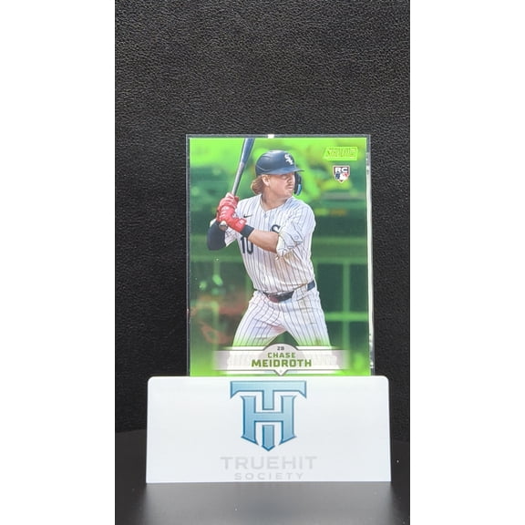 2025 Topps Stadium Club Green #25 Green RC Chase Meidroth Chicago White Sox Baseball Card