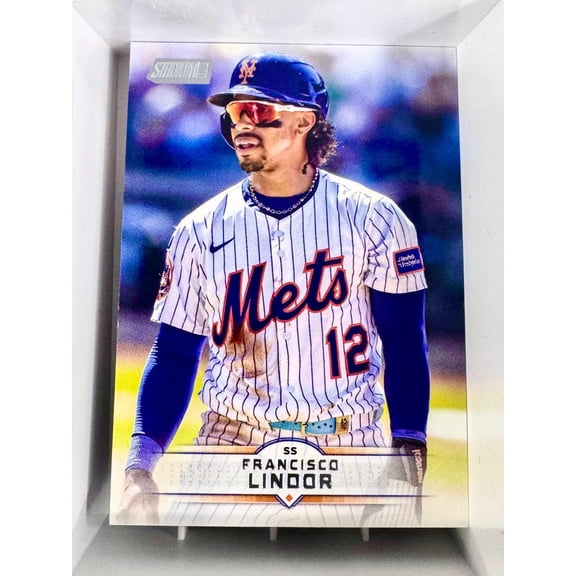 2025 Topps Stadium Club Francisco Lindor New York Mets #181 Baseball Card