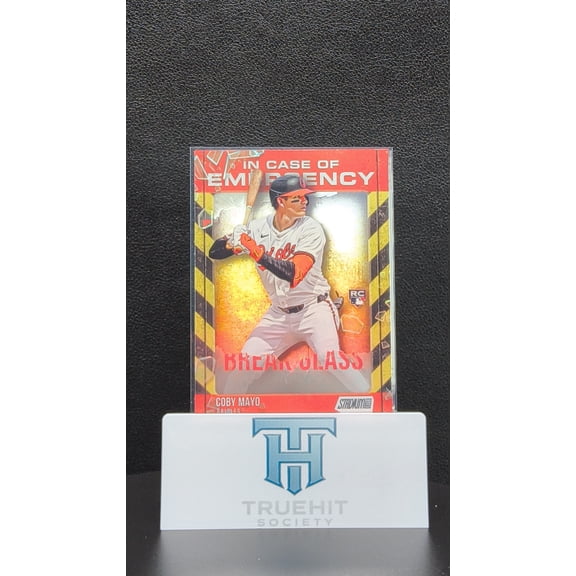 2025 Topps Stadium Club In Case of Emergency ICE-19 RC Coby Mayo Orioles Baseball Card