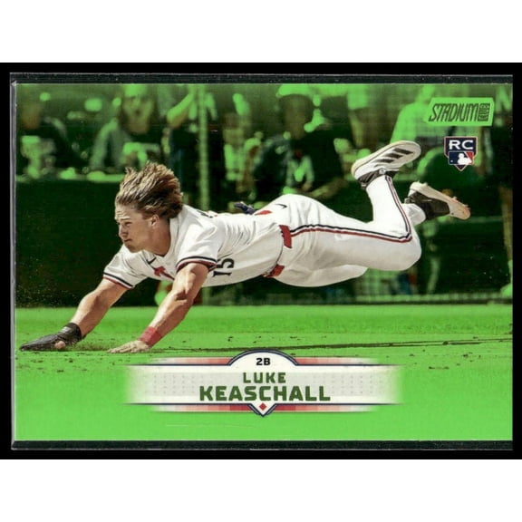 2025 Topps Stadium Club Luke Keaschall #57 Green RC Minnesota Twins Baseball Card