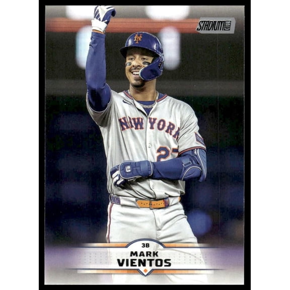 2025 Topps Stadium Club Mark Vientos #129 New York Mets Baseball Card