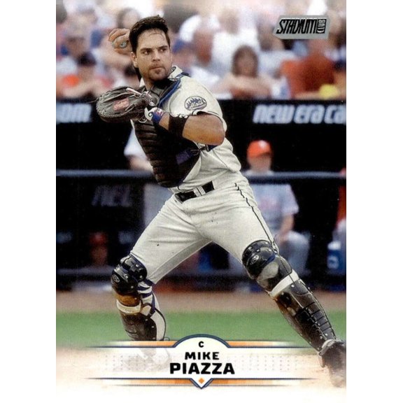 2025 Topps Stadium Club Mike Piazza #156 Near Mint New York Mets Baseball Card New York Mets MLB Baseball Trading Card