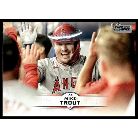 2025 Topps Stadium Club Mike Trout #32 Los Angeles Angels Baseball Card