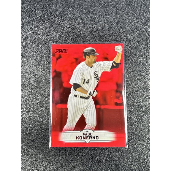 2025 Topps Stadium Club Paul Konerko #53 Red Baseball Card Chicago White Sox