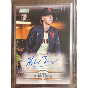 2025 Topps Stadium Club San Francisco Giants Hayden Birdsong #SCBA-HB RC Auto Baseball Card San Francisco Giants MLB Autographed Baseball Trading Card