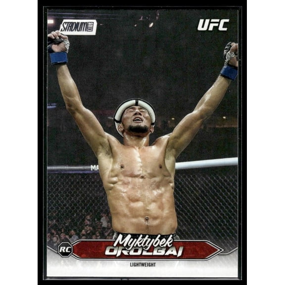 2025 Topps Stadium Club UFC Myktybek Orolbai #190 RC Near Mint Or Better Trading Card