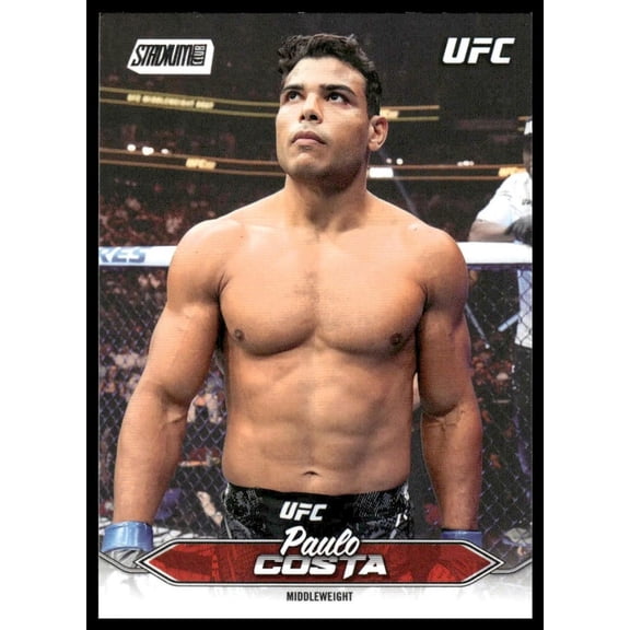 2025 Topps Stadium Club UFC Paulo Costa #108 Trading Card Near Mint or Better