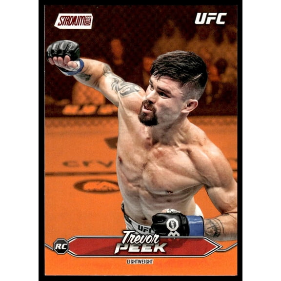 2025 Topps Stadium Club UFC Trevor Peek #120 Orange Foil RC