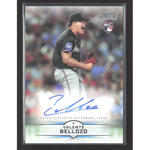 2025 Topps Stadium Club Valente Bellozo #SCBA-VB /3 RC