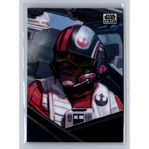 2025 Topps Star Wars Galaxy Poe Dameron #POW-10