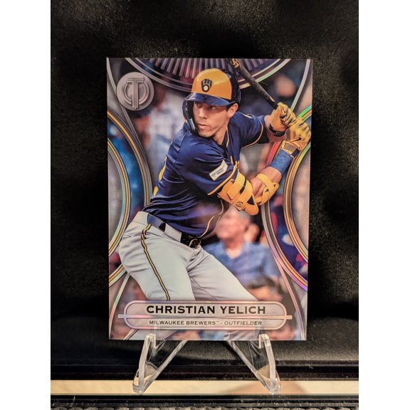 2025 Topps Tribute Christian Yelich #21 Milwaukee Brewers MLB Baseball Trading Card