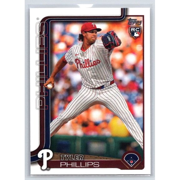 2025 Topps Tyler Phillips #293 RC Philadelphia Phillies Baseball Card Near Mint