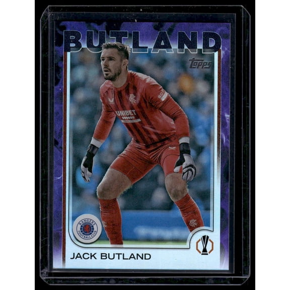 2025 Topps UEFA Club Competitions Jack Butland #13 Purple /299