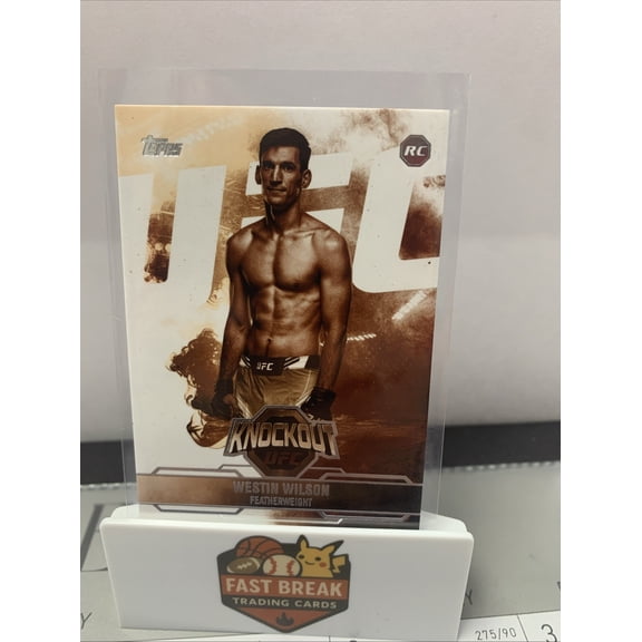 2025 Topps UFC Knockout Sepia
