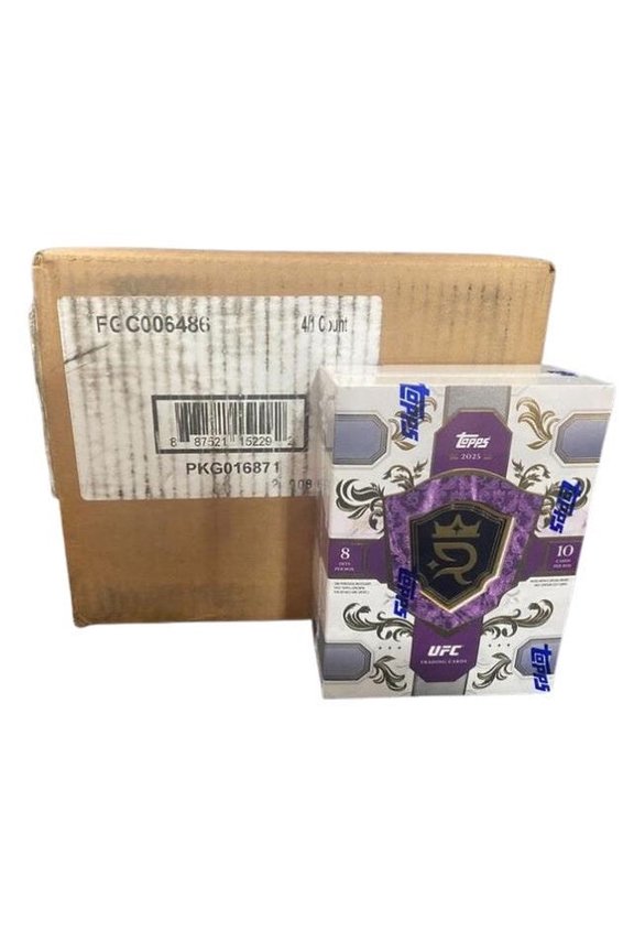 2025 Topps UFC Royalty Hobby Box CASE (4)