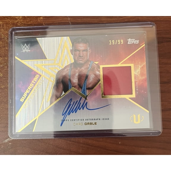 2025 Topps Universe WWE Chad Gable Relic Parallel/Variety Memorabilia