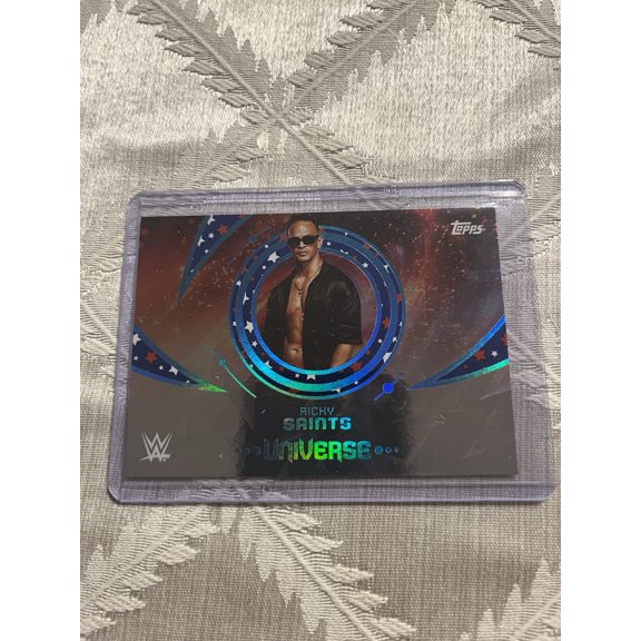 2025 Topps Universe WWE Ricky Starks #139 Red White Blue Short Print Parallel/Variety Base Set