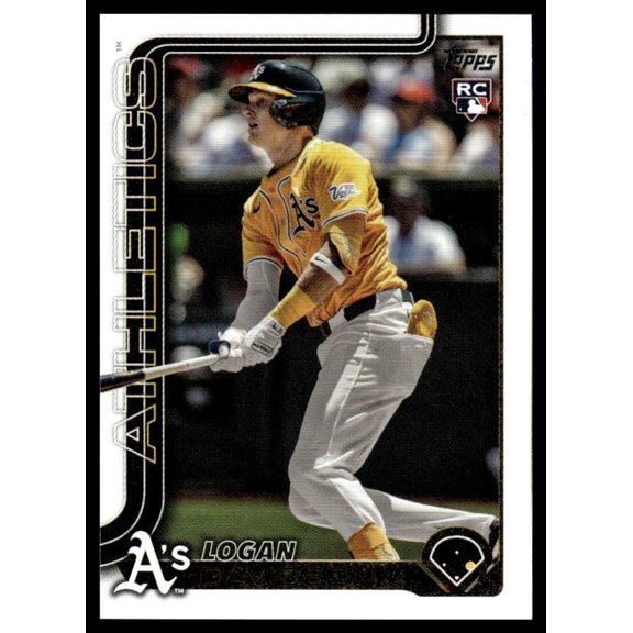2025 Topps Update Logan Davidson #US213 Rookie RC NM-MT Athletics Baseball Card Athletics MLB Baseball Trading Card