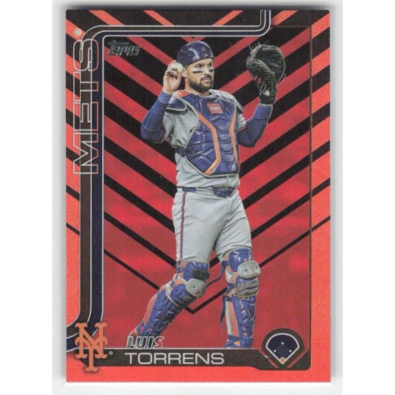 2025 Topps Update Holiday Luis Torrens #US297 New York Mets Baseball Card Near Mint