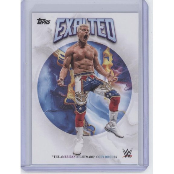 2025 Topps WWE Exalted Cody Rhodes #6 SmackDown WWE Wrestling Trading Card
