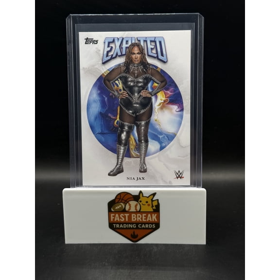 2025 Topps WWE Exalted Nia Jax #39 SmackDown Wrestling Collectible Card