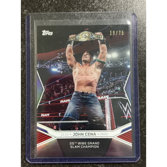 2025 Topps WWE John Cena #21 /75 Short Print HOF Parallel/Variety