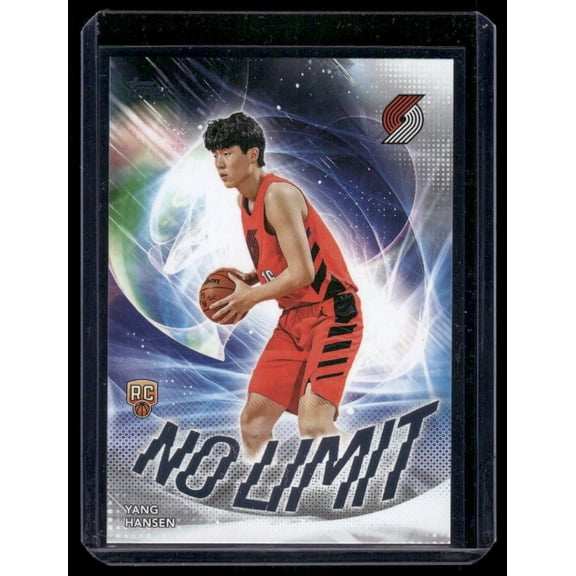 2025 Topps NL-16 Yang Hansen RC Basketball Card Portland Trail Blazers Excellent
