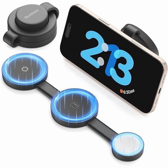 2025 Travel Magnetic Wireless Mag-Safe MagGo UFO 3 in 1 Charging Station for Apple Multiple Devices - Fast Charger iPhone 16 15 14 13 12 Pro Max Plus, Charging Pad for Apple Watch Air Pods (Black)